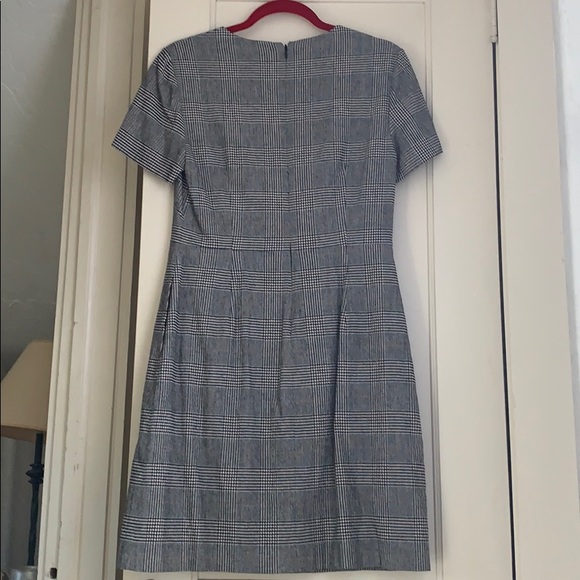 Classic plaid fitted dress. - Picture 3 of 3